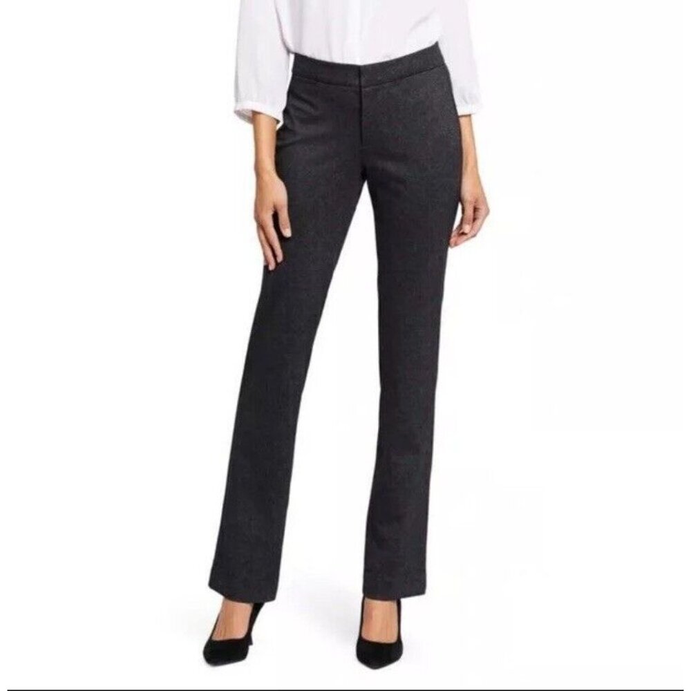 NYDJ Charcoal Straight Leg Pants